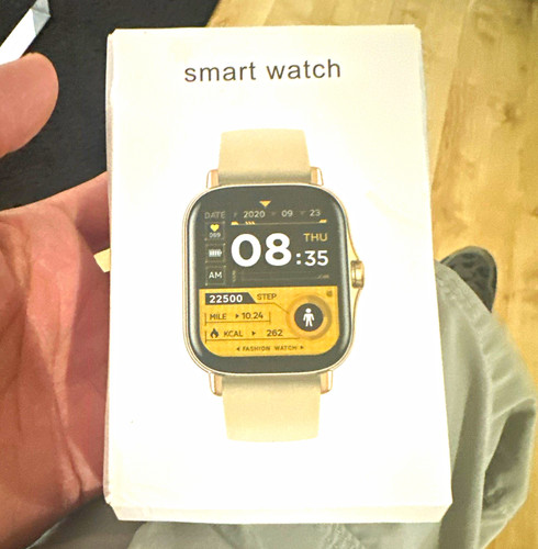 Smart watch 44mm gold metal - watch,