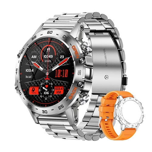 Luxury steel smart watch - watch, men