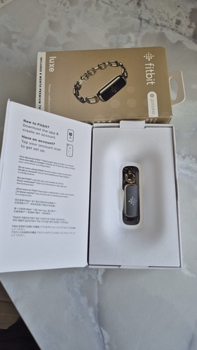 Fitbit luxe gold fitness - fitbit, &