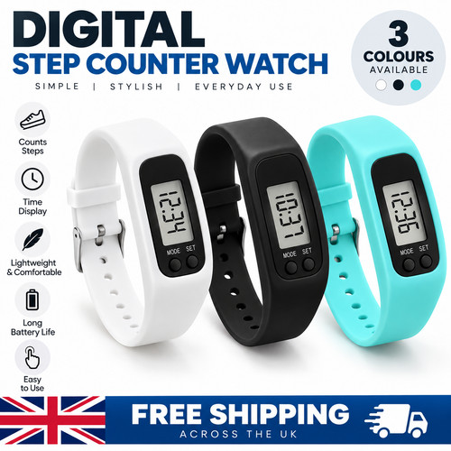 Step counter watch fitness - counter,