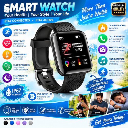 Smart watch men women - smart, fitness